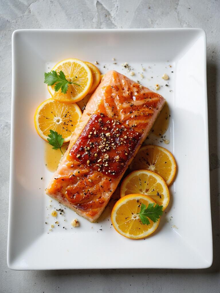 maple glazed salmon recipe