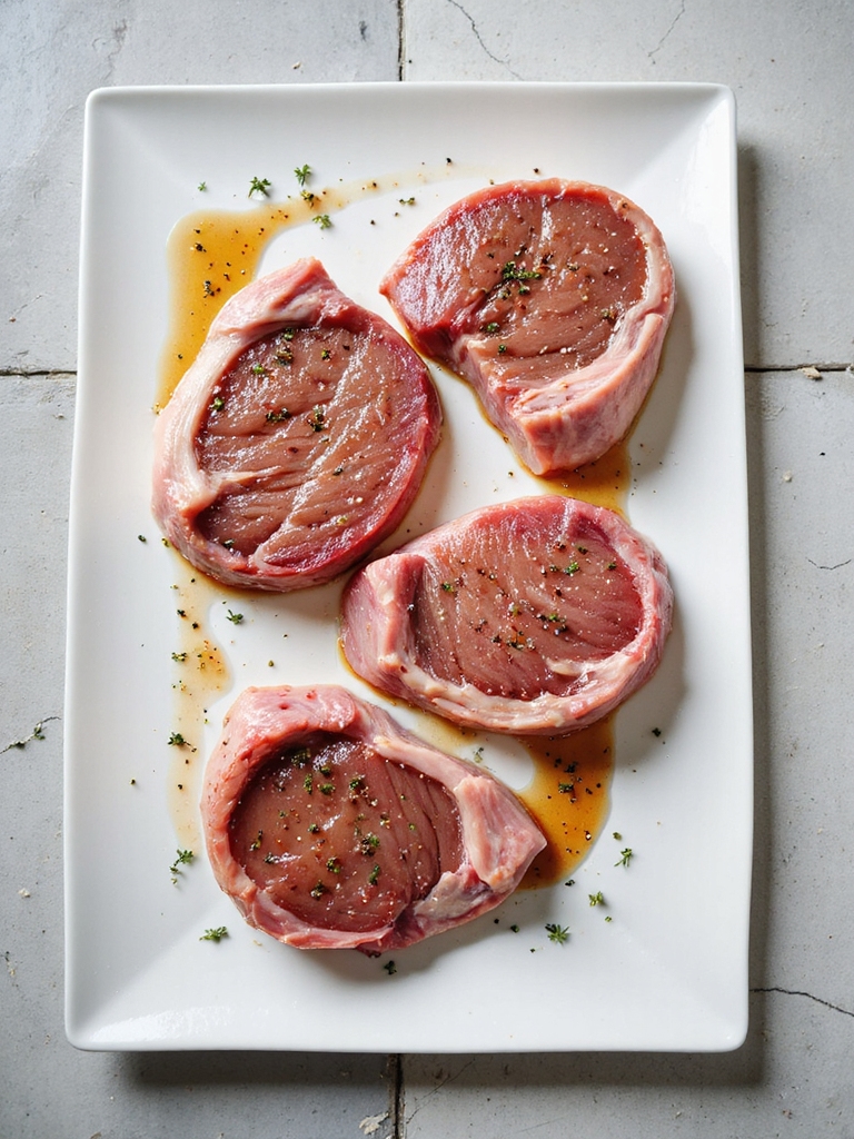 marinated air fryer pork chops