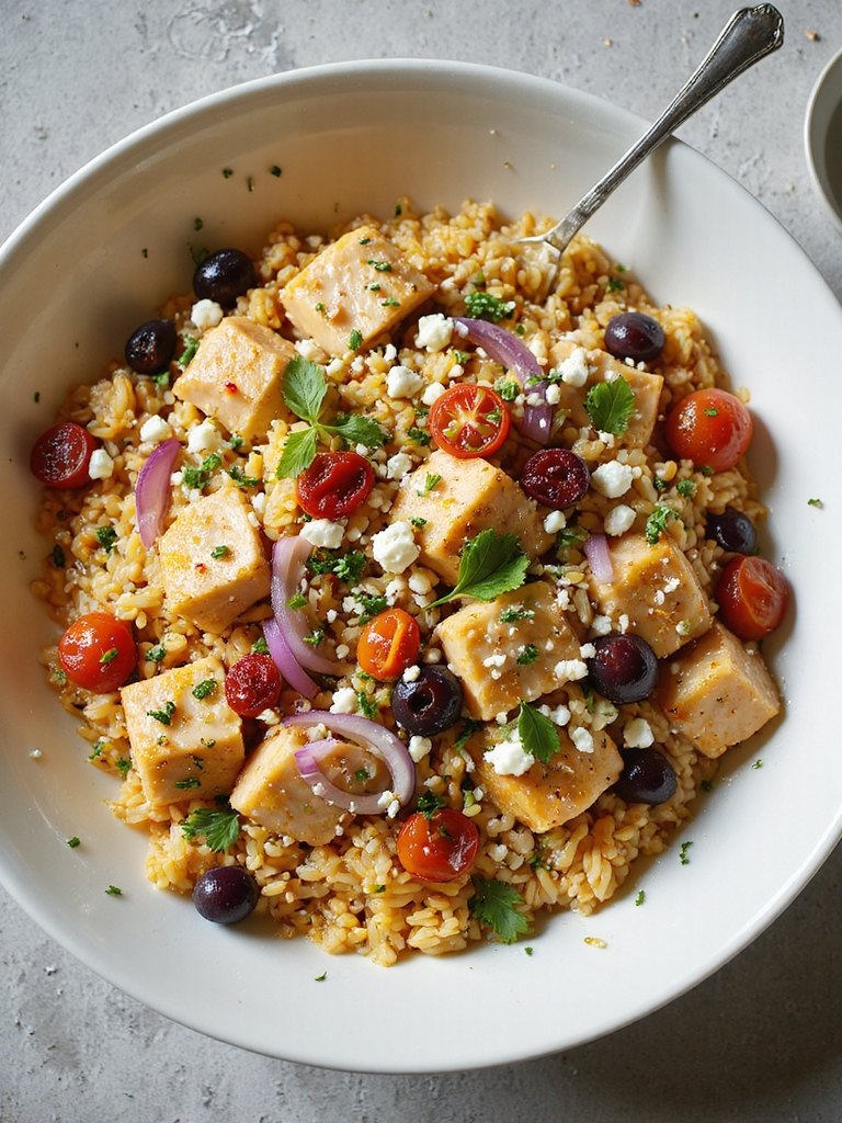 mediterranean chicken rice recipe