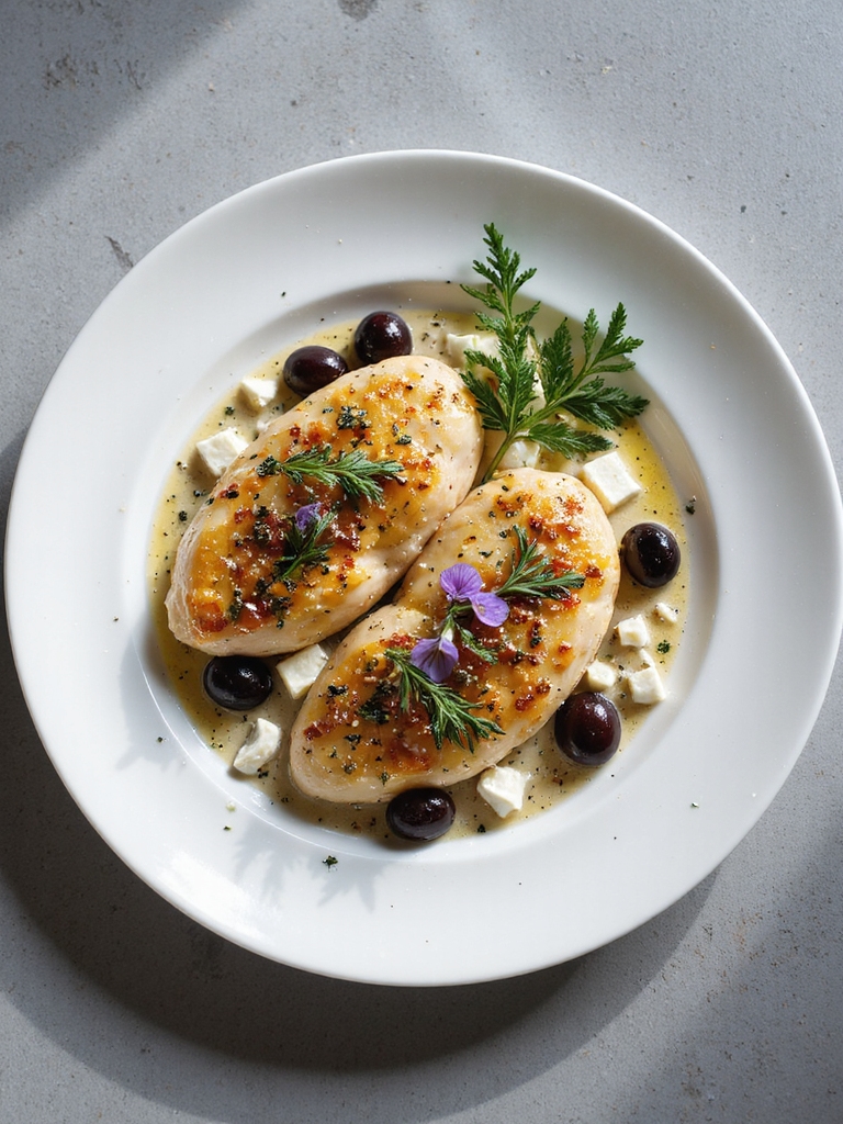 mediterranean chicken with feta