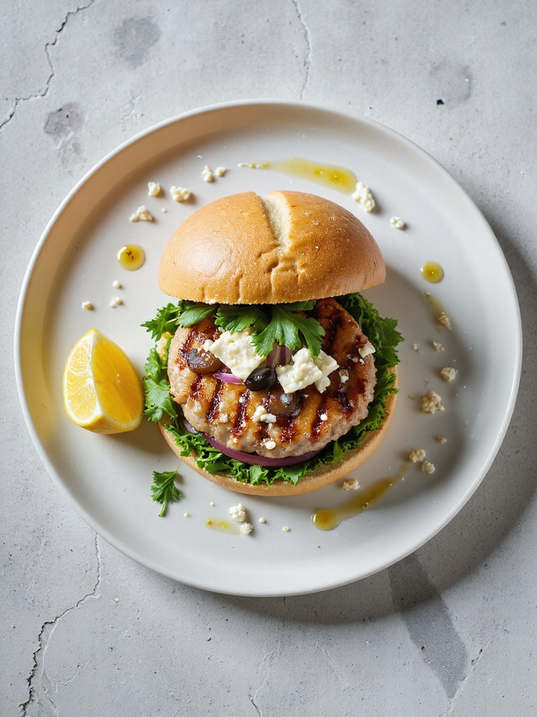 mediterranean haddock burger recipe