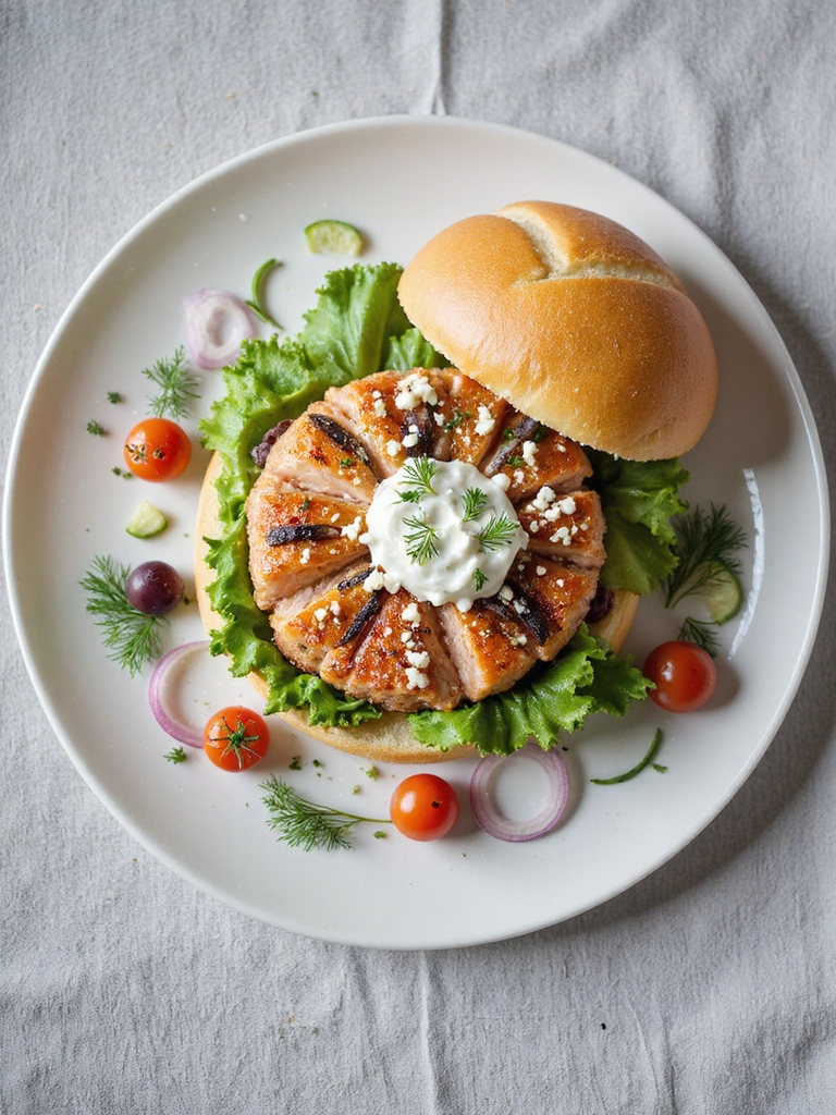 mediterranean salmon burger recipe
