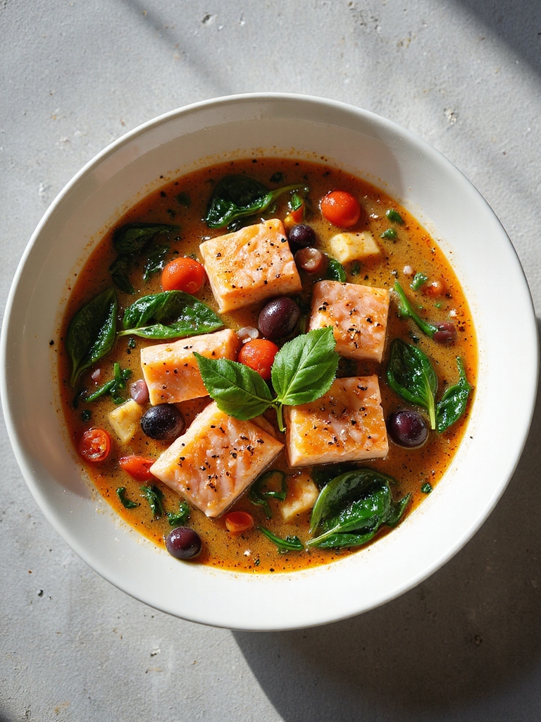 mediterranean salmon chowder recipe