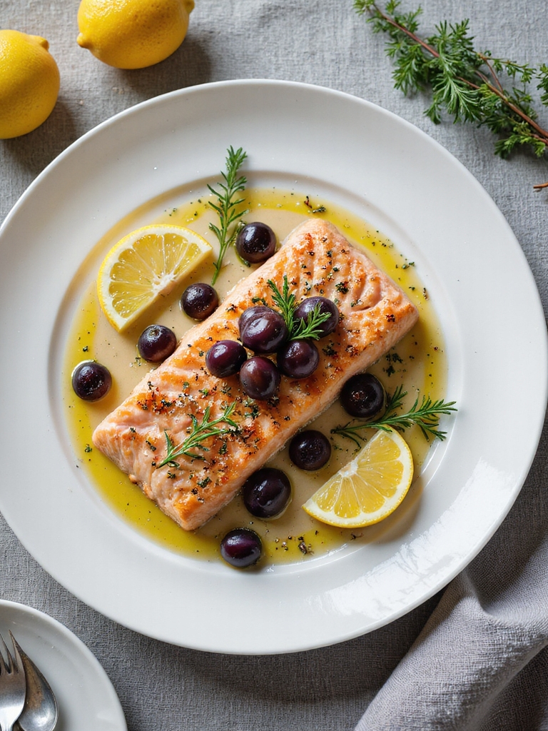 mediterranean salmon with olives