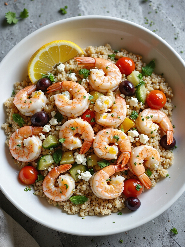 mediterranean shrimp bowl recipe