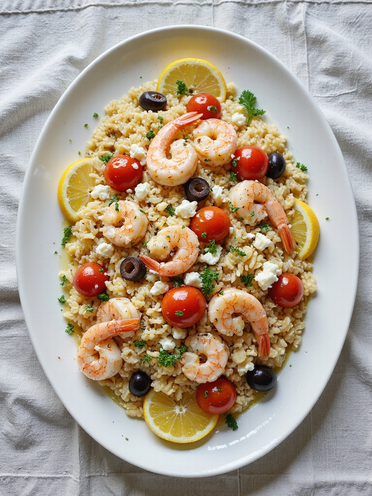 mediterranean shrimp orzo pasta