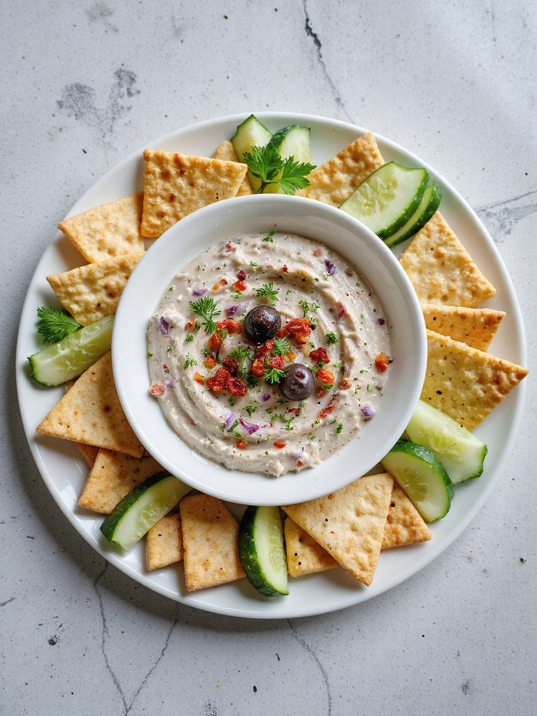 mediterranean tuna dip recipe