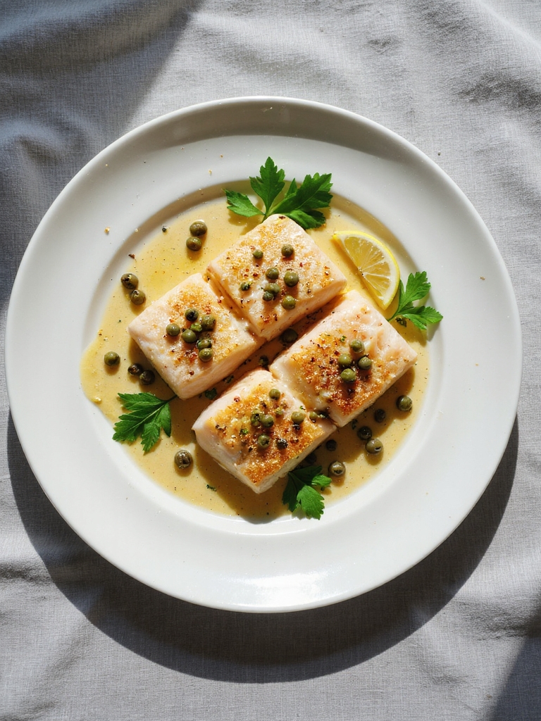 mediterranean white fish dish