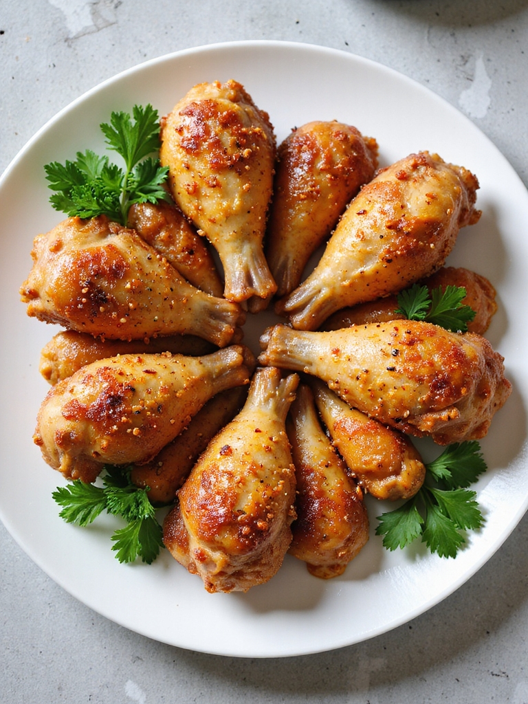 moist flavorful air fryer drumsticks