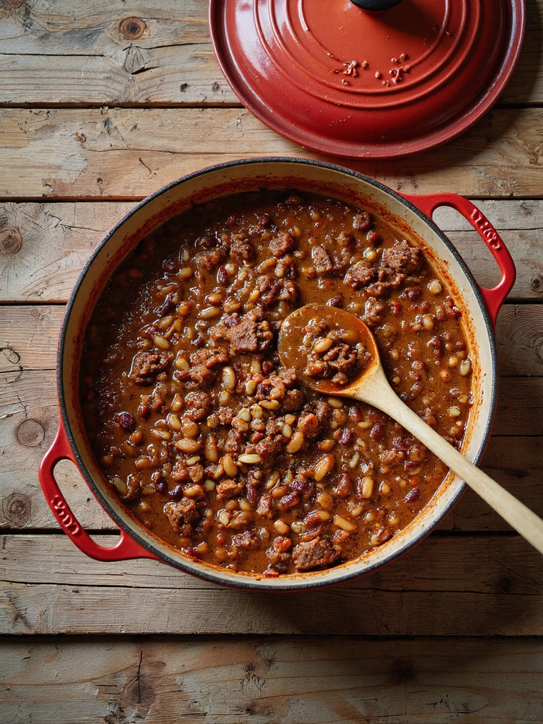 one pot hearty baked beans