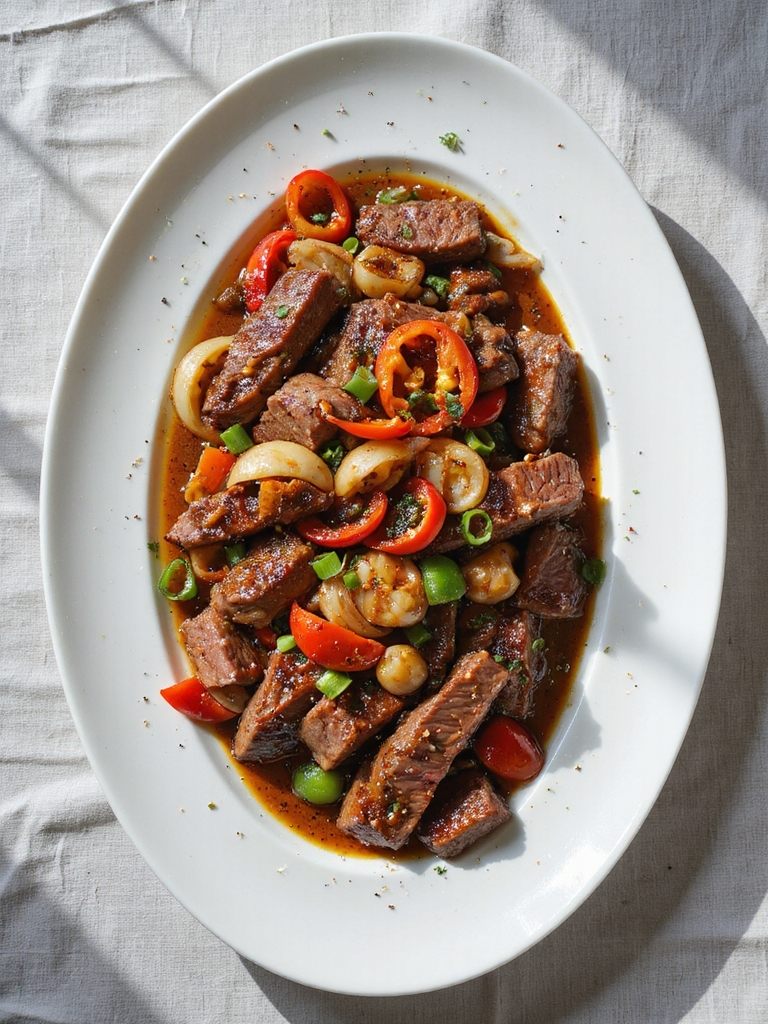 pepper steak comfort food recipe