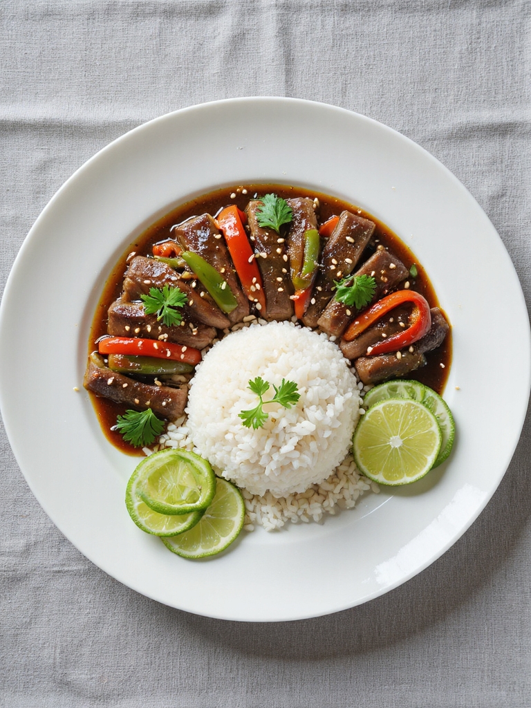 pepper steak garnishing tips