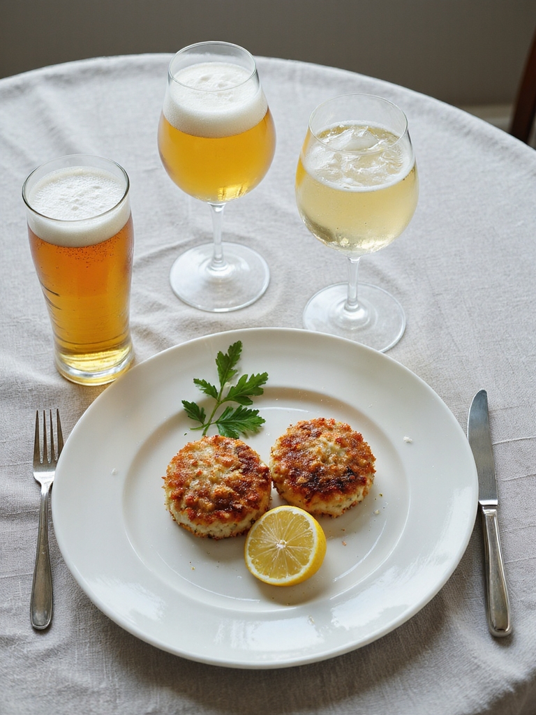 perfect beverage for crab cakes