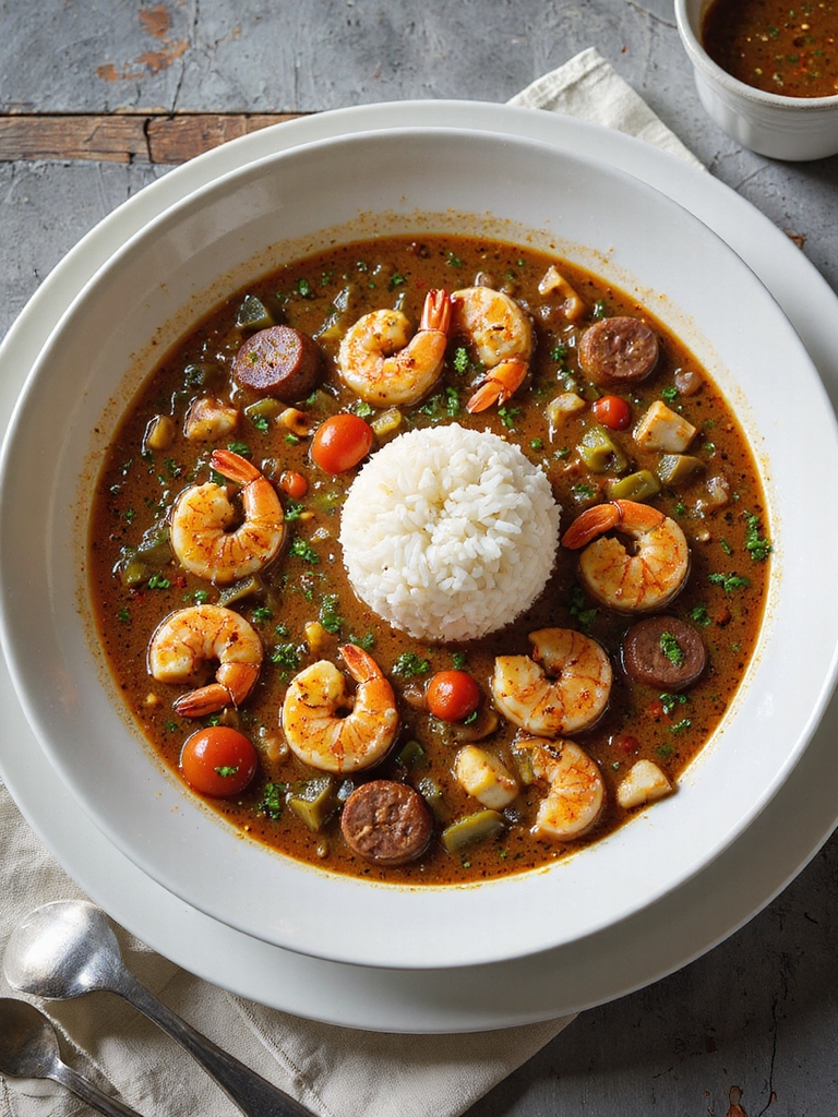 perfect seafood gumbo texture
