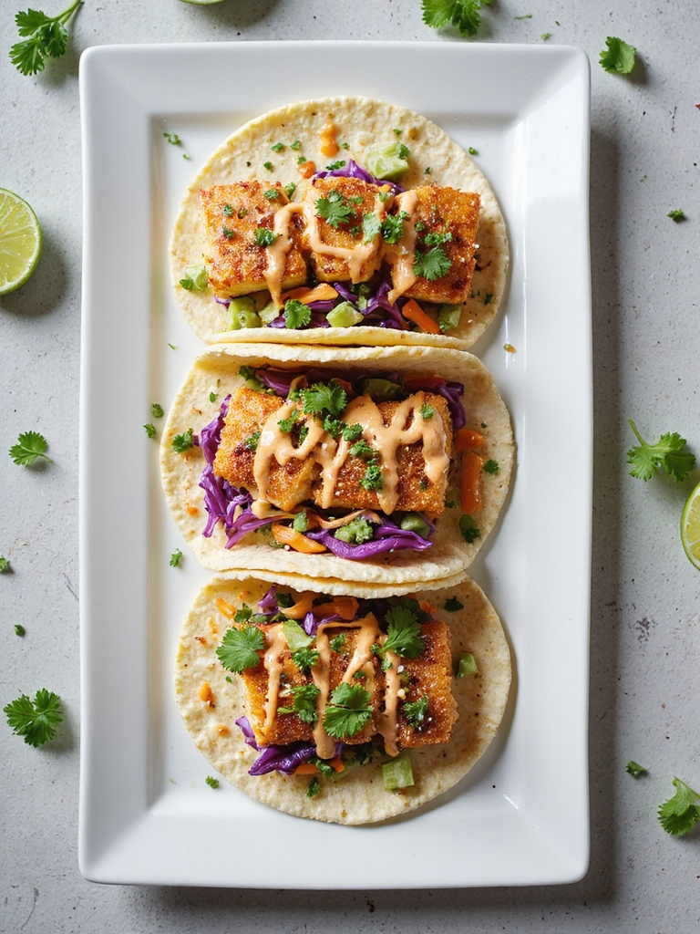 perfectly baked cod tacos