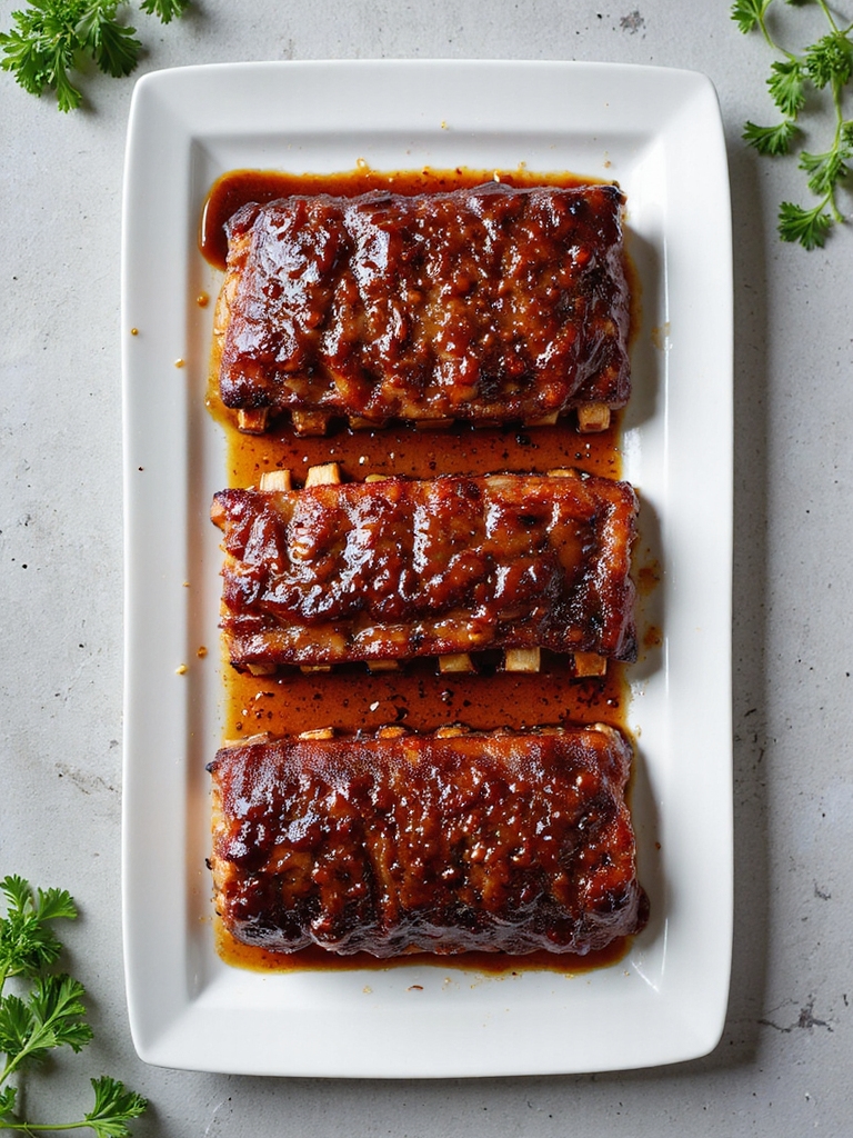 perfectly cooked tender ribs