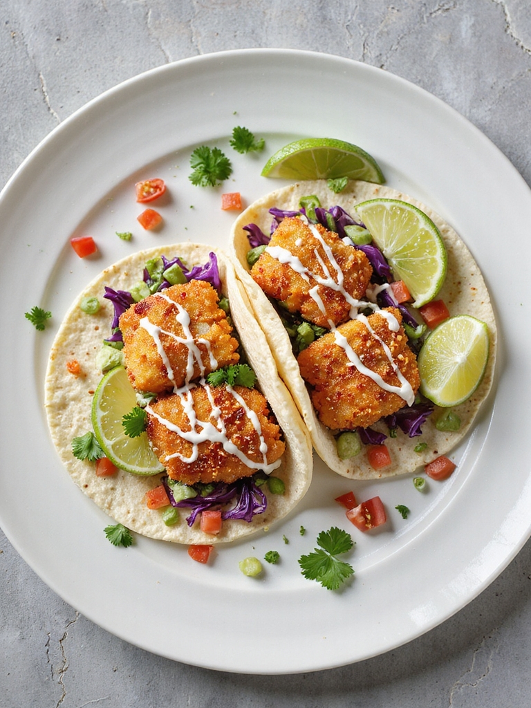 perfectly crispy baja tacos