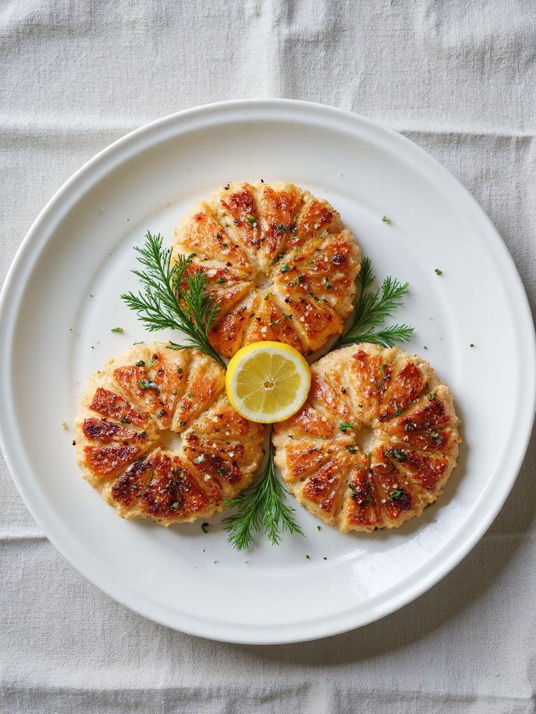 perfectly formed salmon patties