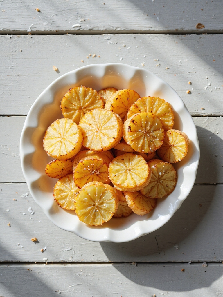 perfectly golden crispy chips