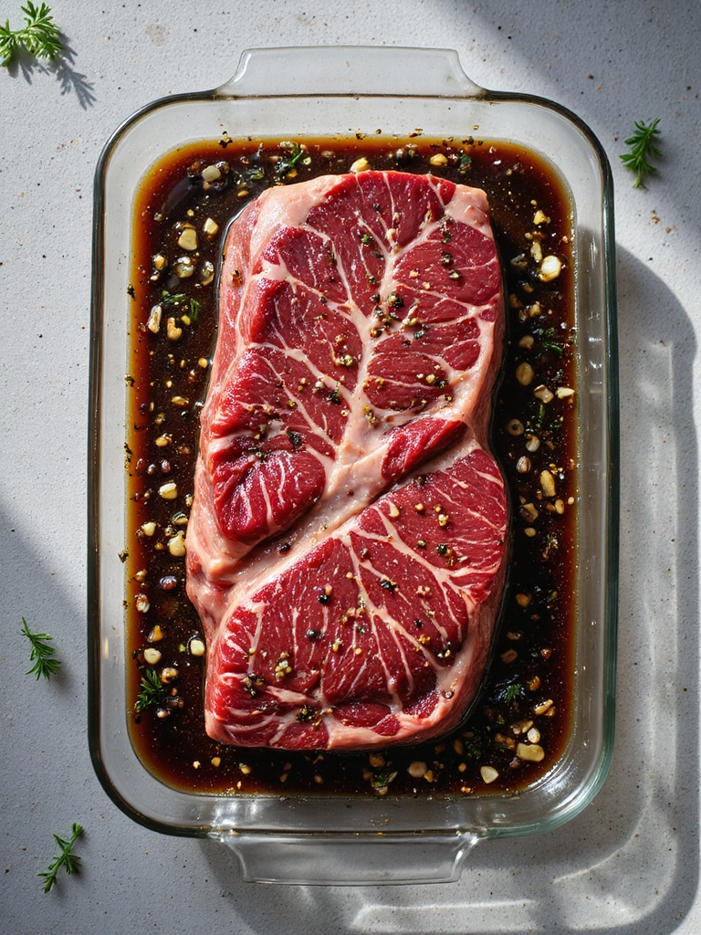 perfectly marinated flank steak