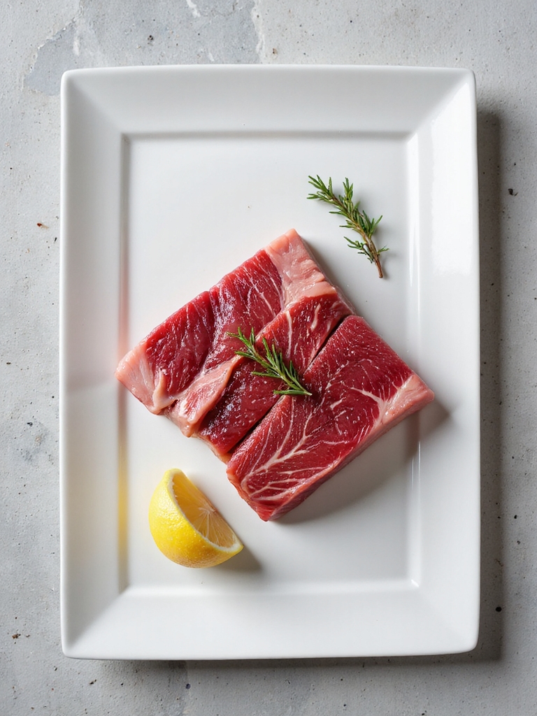 perfectly seared tuna steak