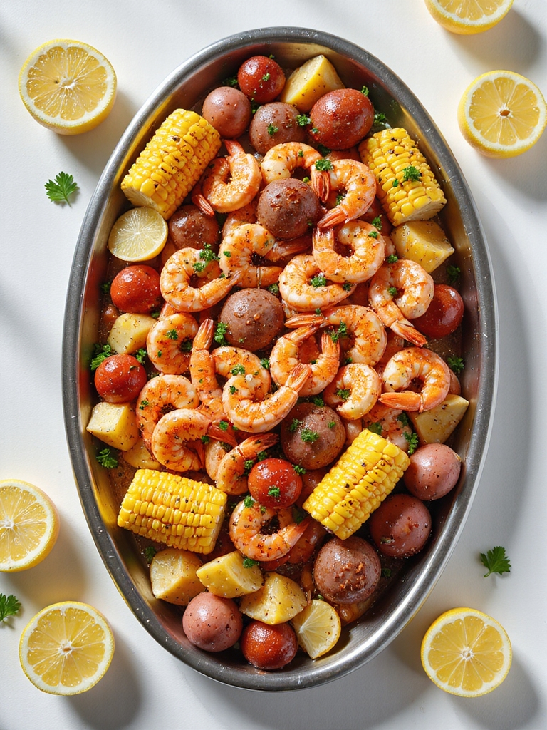 perfectly timed shrimp boil