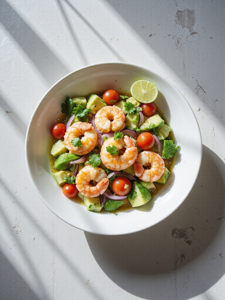 prawn avocado salad recipe