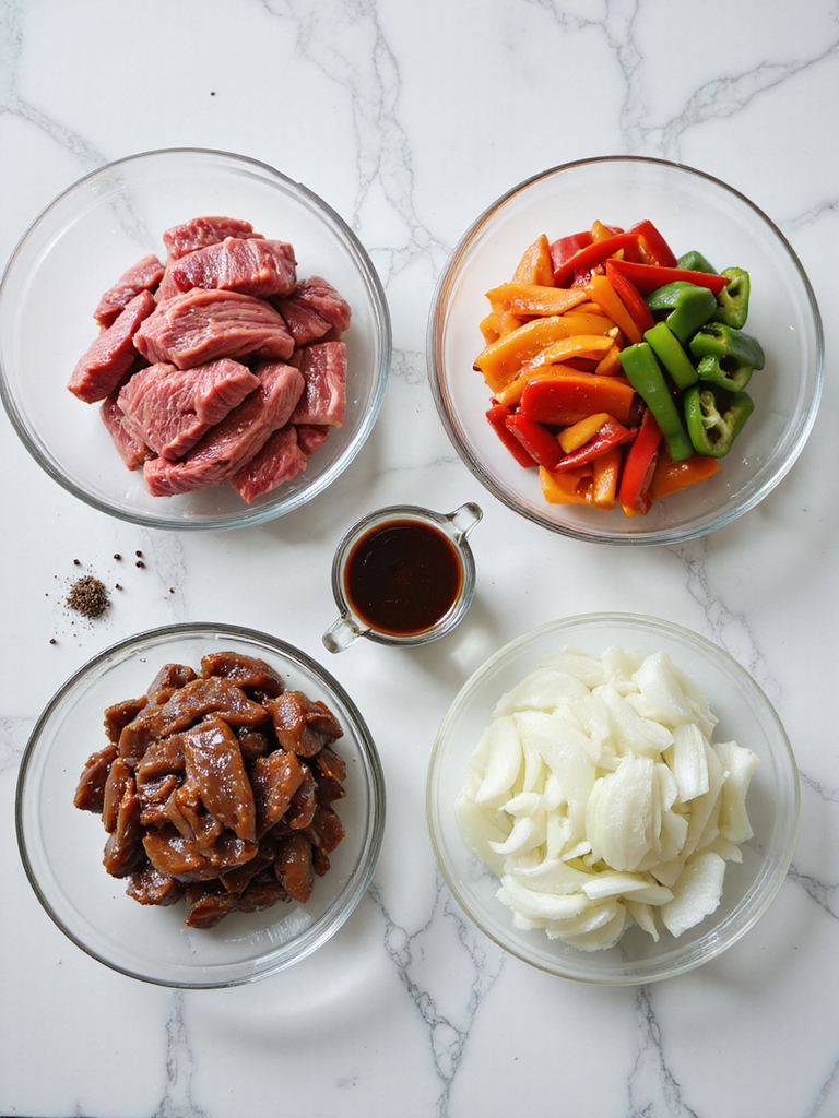 prep ingredients for efficiency