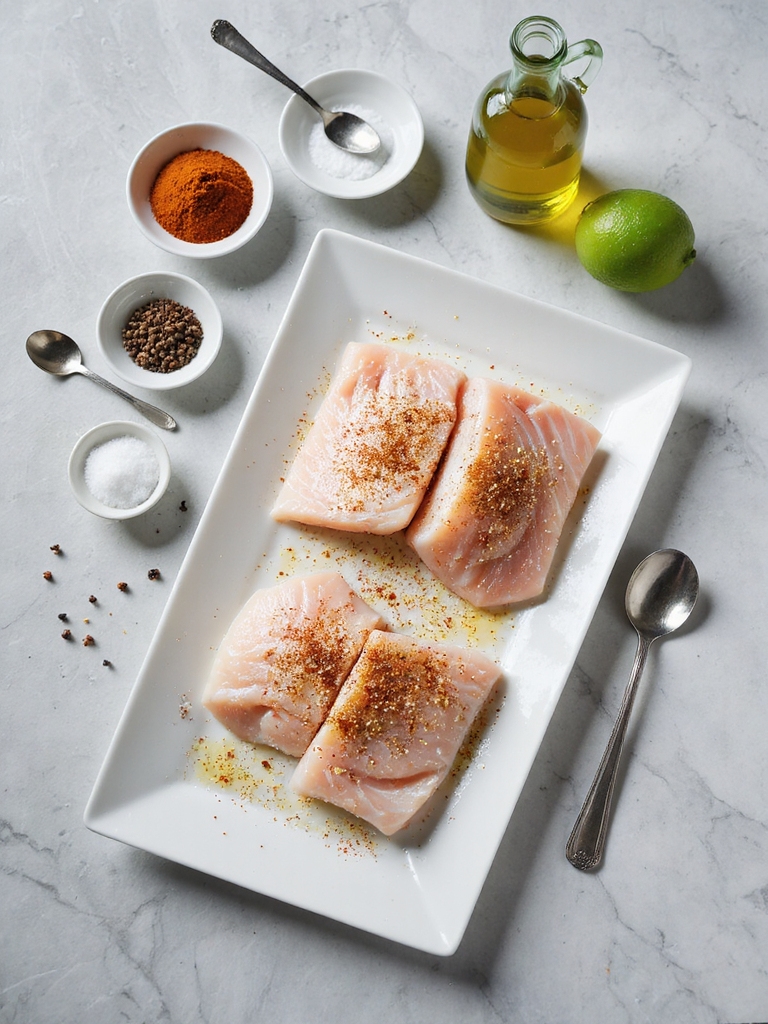 prepare and season fish