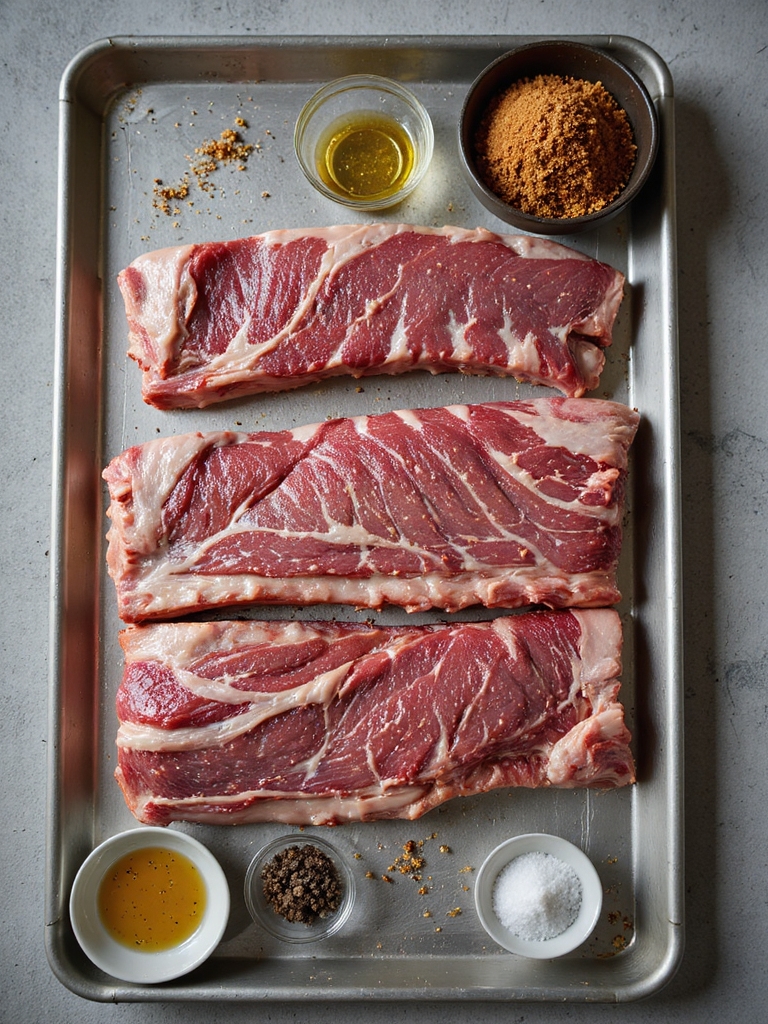 prepare and season ribs