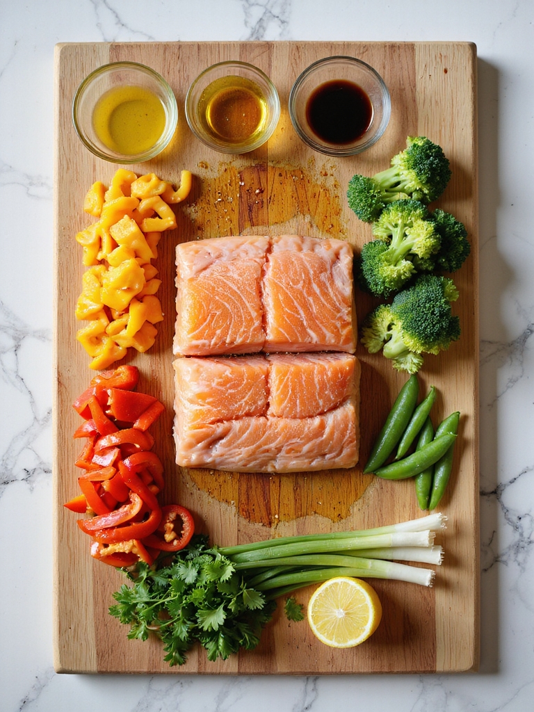 prepare ingredients for stir fry