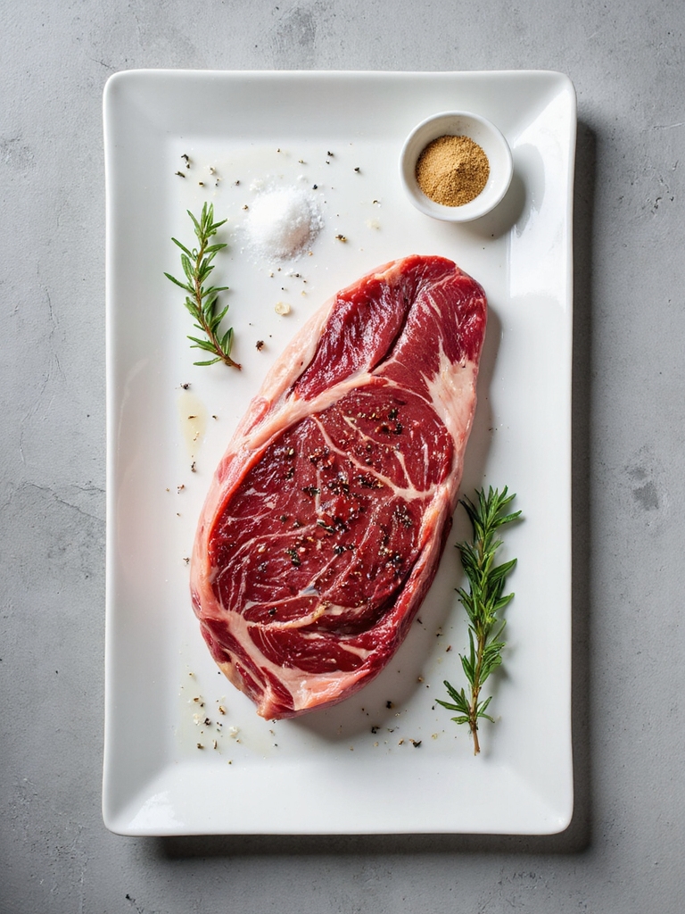 prepare seasoned steak carefully