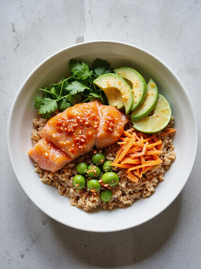 protein rich smoked salmon salad