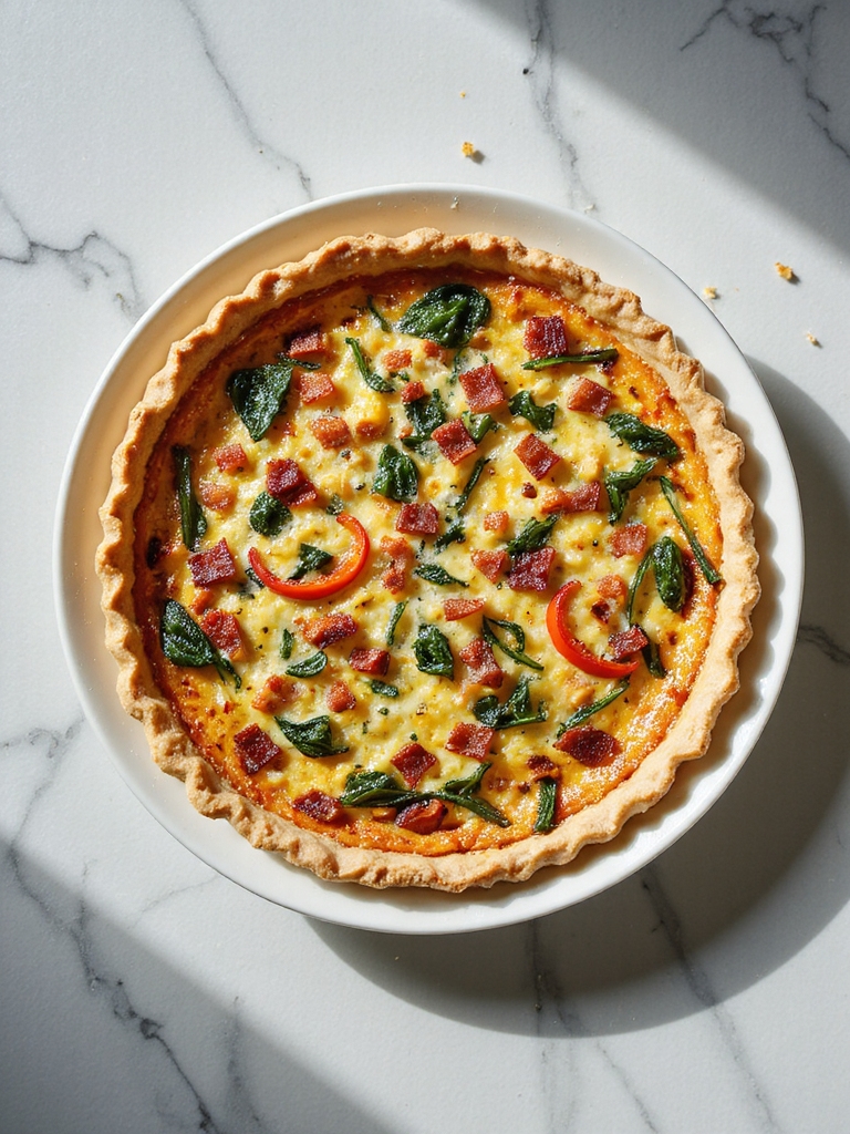 quick and customizable breakfast quiche