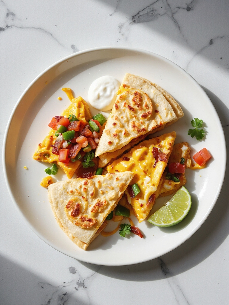 quick and easy breakfast quesadillas
