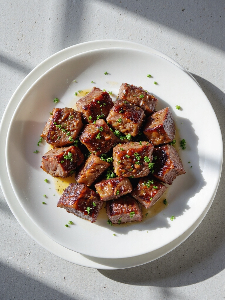 quick and juicy steak bites