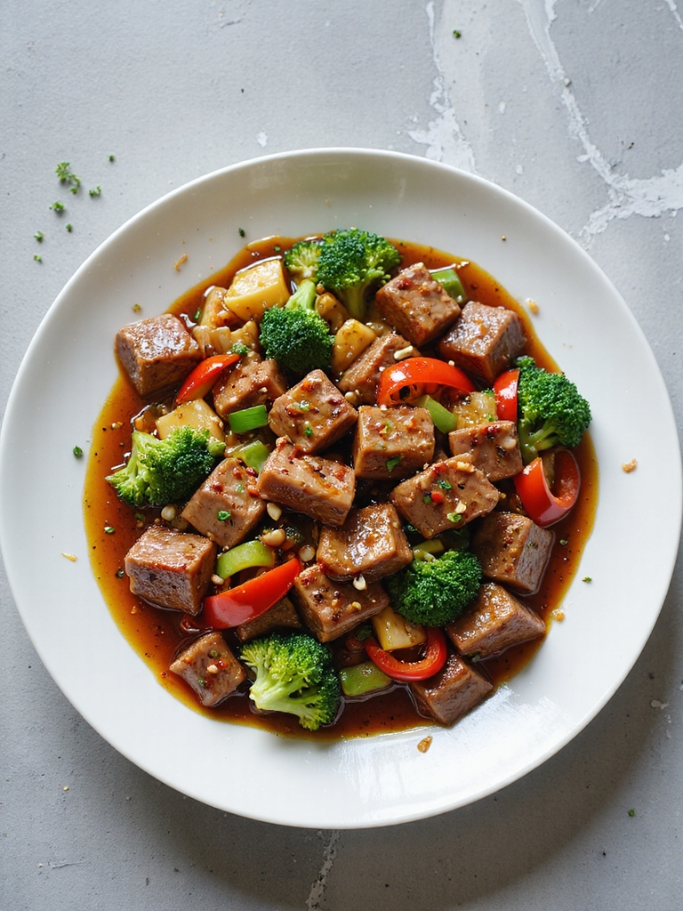 quick honey garlic stir fry