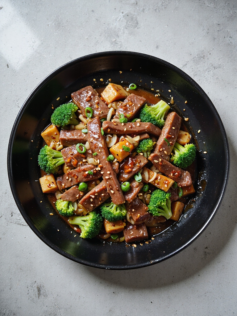 quick one pan beef dinner