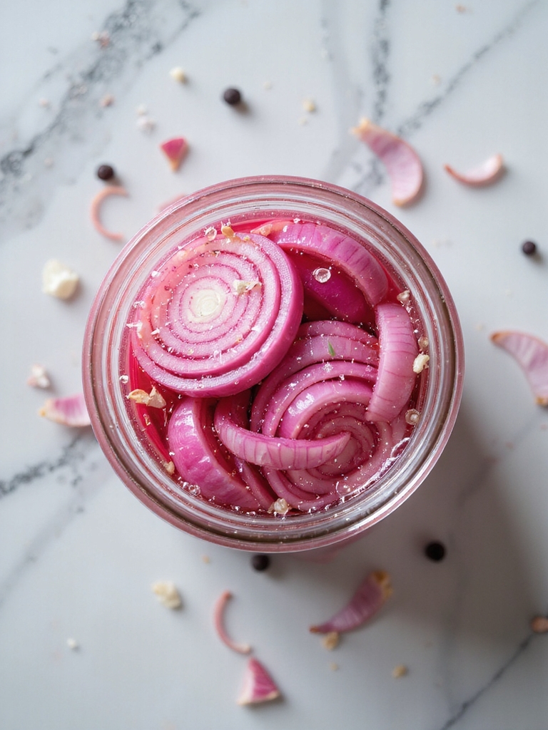 quick pickled red onions