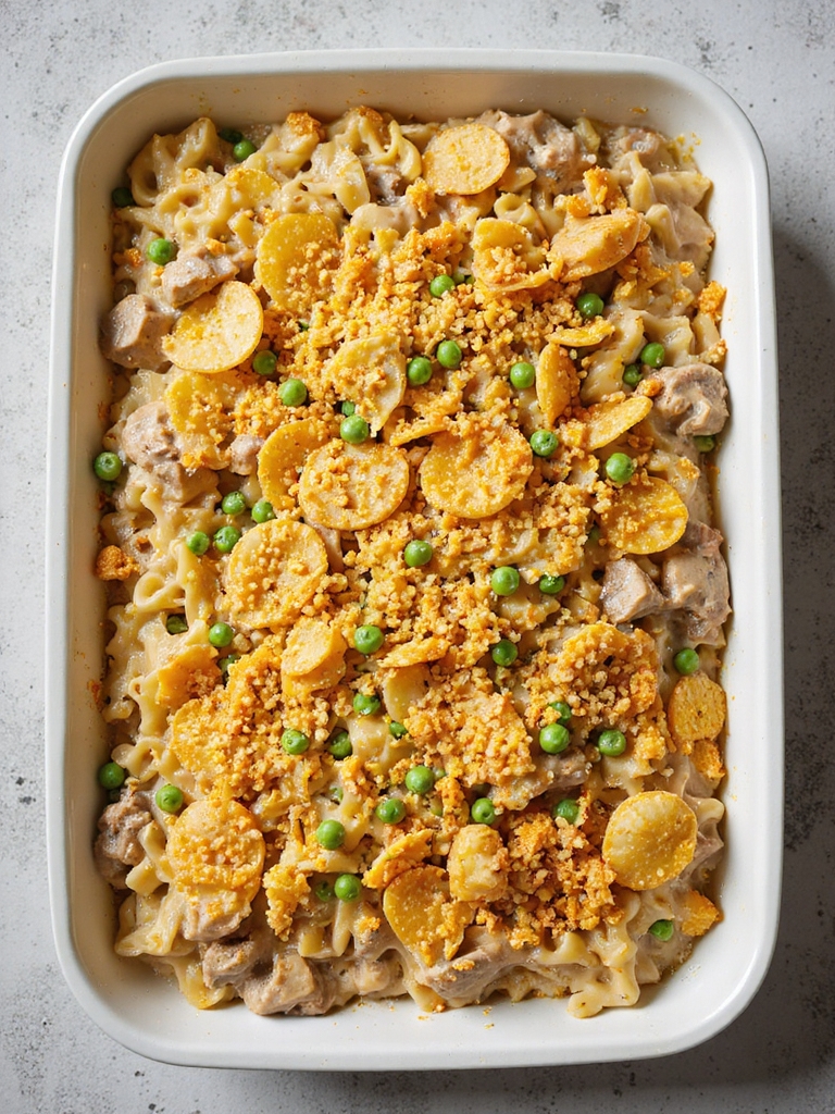 quick tuna noodle bake