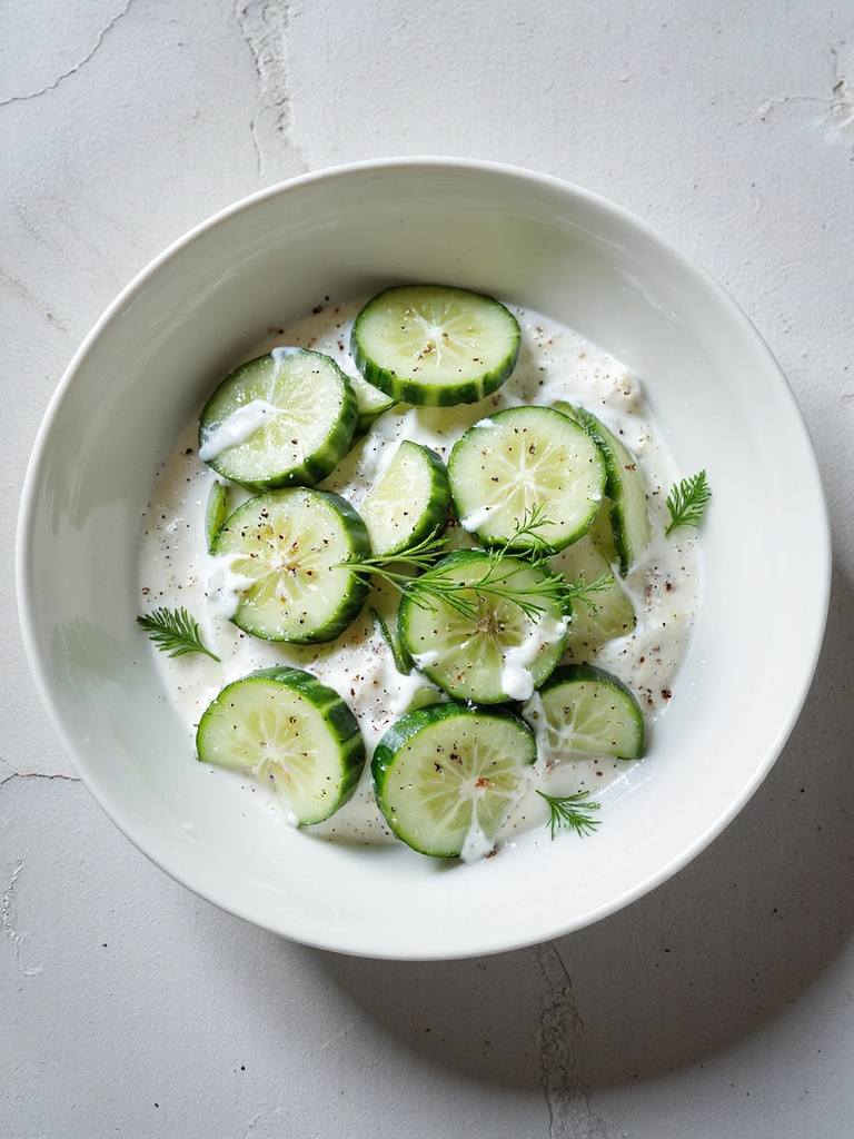 refreshing cucumber dill salad