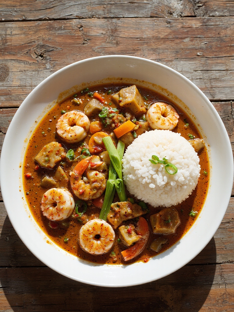 regional shrimp touff e variations