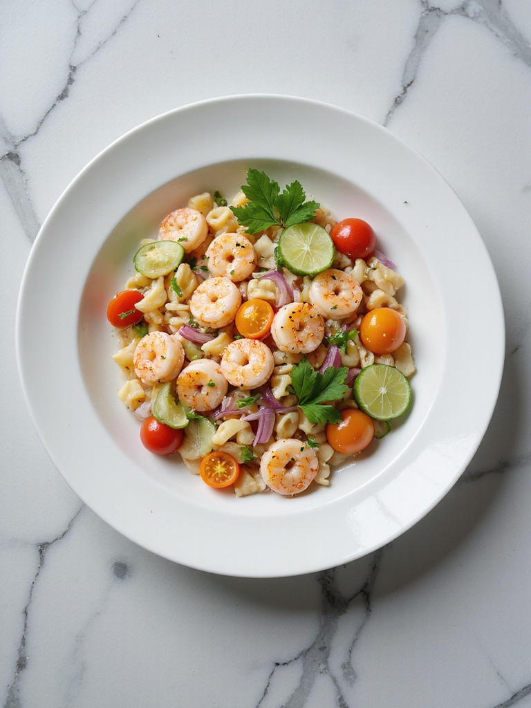 revitalizing seafood pasta salad