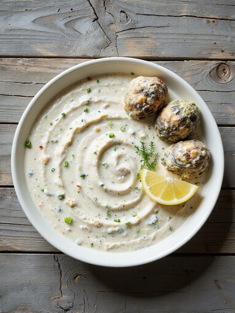 rich creamy oyster appetizer