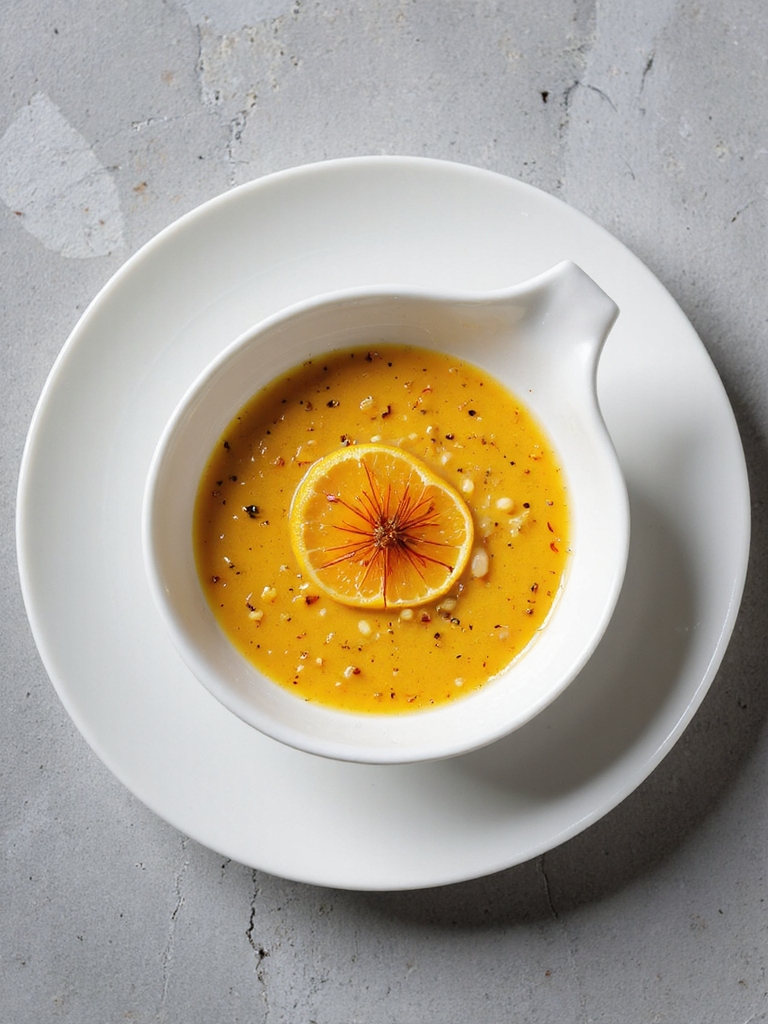 saffron orange butter sauce