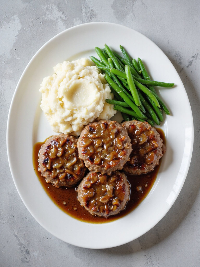 salisbury steak with gravy