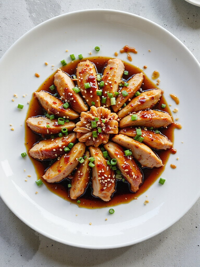 savory air fried teriyaki chicken