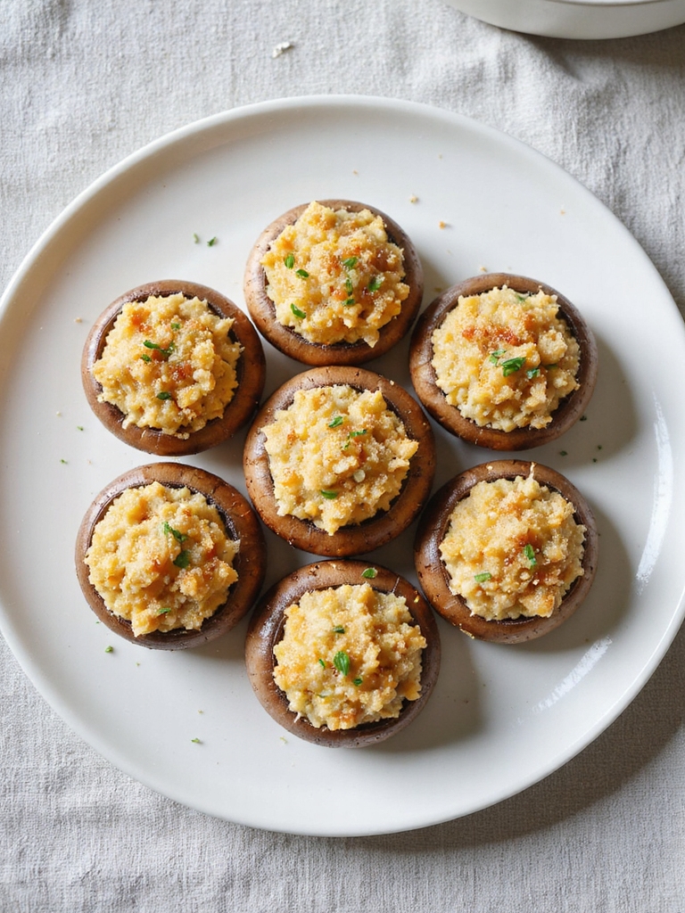 savory air fryer mushrooms