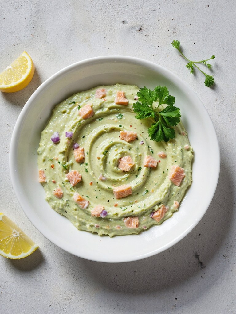 savory avocado salmon dip