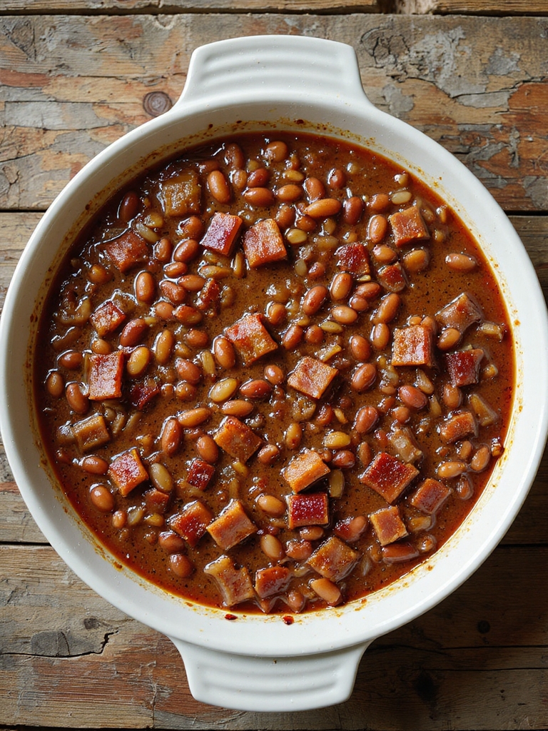savory bbq baked beans
